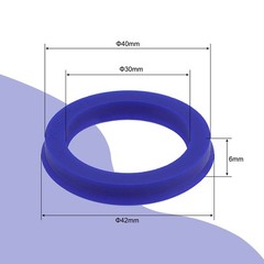 MECCANIXITY UHS Radial Shaft Seal 30mm ID x 40mm OD x 6mm 30x40x6mm, Blue