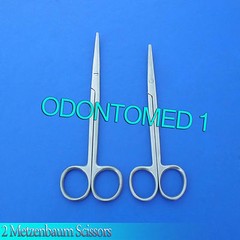 2 Metzenbaum Scissors 7″+8″ Curved Surgical Instruments