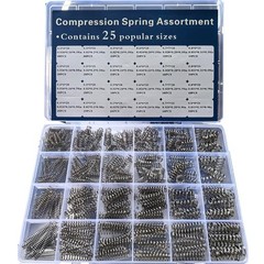 420 Pcs 24 Different Sizes Stainless Steel Springs, Spring Assortment for Shop