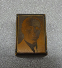 Braddock PA Lutheran Church Wood Copper Plate Photo Negative 1-1/2″ Vtg