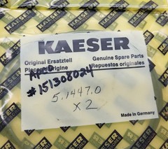 SEALED NEW BAG OF 2 KAESER 5.1447.0 O-RING FPM 90SH.A 100.00X3.00