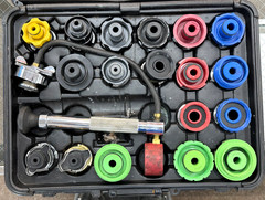 Blue Point Tools USA Cooling System Adaptor Set SVTAB1400A W/Pressure Test Set