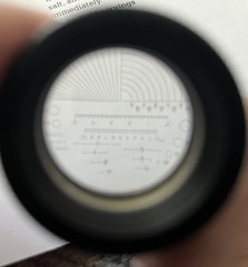 Edmund Scientific Lens Comparator Magnifier Comparator with US Made Leather Case