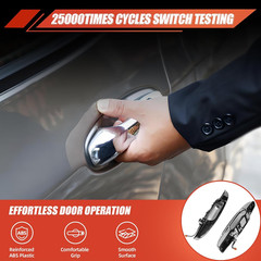 Rear Left Driver Exterior Chrome Door Handle 2007-2014 Silverado Tahoe Yukon 227