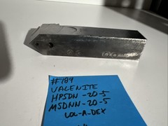 valenite HPSDN-20-5 Indexible Carbide Lathe Toolholder MSDNN 6”OAL 1.25Shank Cnc