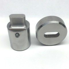 UNIPUNCH #2416-CS-24-25C-S 488X1.050 OBR PUNCH AND DIE & 4375X1.000 OBR