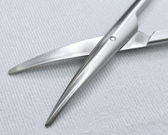 Aesculap BC243R TC Durotip Mayo Scissors, Curved, 6-3/4″