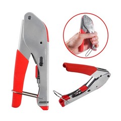 Coax Cable Crimper Kit Tool for RG6 RG59, Coaxial Compression Tool Kit with 1…