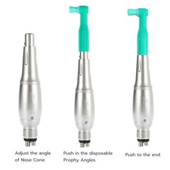Dental 360° Swivel Hygiene Prophy Handpiece Air Motor 4:1 Cone 4 Holes 4000 rpm