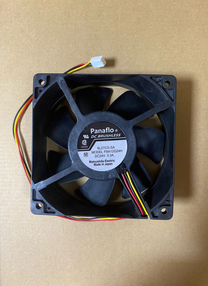 For Panaflo FBA12G24H fan 120*120*38mm DC 24v 0.3A 3Pin FREE SHIP #68