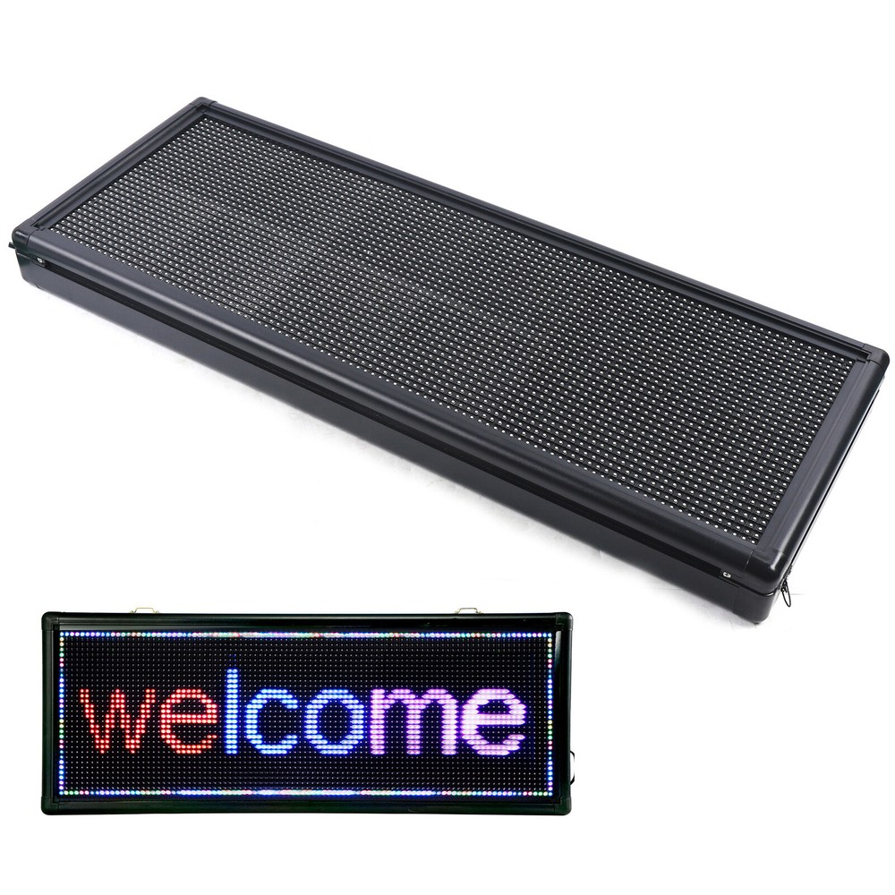 40×15″ LED Sign Programmable Scrolling Message Display Board Advertising