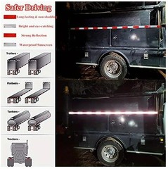 2 Inch x 100 Feet DOT-C2 Reflective Tape – Waterproof For Trailers, Cars, Trucks