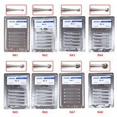 5Pcs/Pack Dental Round Carbide Bur For Slow Low Speed Latch Type RA1-RA8 po