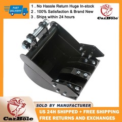 12 in 300mm Narrow Bucket For 0.8-2 Tons Mini Excavator Attachments w/Teeth New