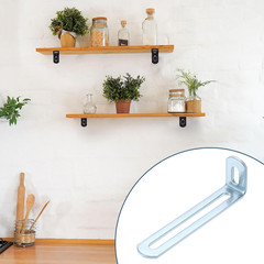 10 Pcs Adjustable Right Angle Brackets, Slotted L-Shape Corner Bracket