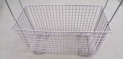 UNKNOWN BRAND DEEP FRYER BASKET, 22” X 10 5/8” X 11”