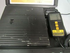 CPS CC220 Refrigerant Charging Scales 220lb cap. Electronic Scale a189.4