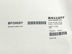 Balluff BFO005Y Fiber Optic Cable 20m BFO D22-LD-EAK-10-20