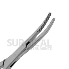 RED – 6 Pcs Kelly Hemostat Forceps 5.5″ Curved Surgical Dental German Grade