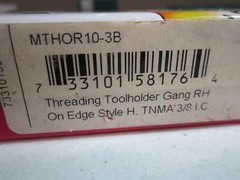 Dorian Tool (MTHOR 10-3B) Gang Right Hand On Edge Style H Threading Toolholder