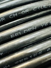 BELDEN Communications Coax Cable RG6 18 AWG 3 GHZ 010 75 OHM BLACK 1000ft CATV