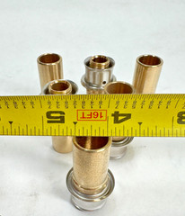(6-PACK) VIEGA 97520 1/2″ PEX Press x 1/2″ Copper Tube Adapter, Lead Free Bronze