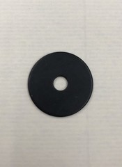 (25) 1/4 X 1-1/4 Fender Washer Steel Black Oxide Wide Oversize Fits 6mm, 1/4”