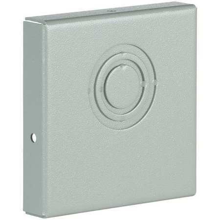 Wiegmann E0606 Wireway,End Cap,6X6 Sq In,Steel,Gray
