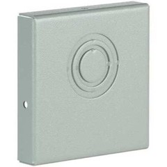 Wiegmann E0606 Wireway,End Cap,6X6 Sq In,Steel,Gray