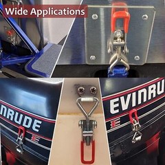 6 Pack Adjustable Toggle Latch Clamp Quick Release Pull Latch for Tool Box