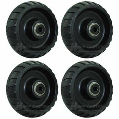 4 Stretcher Cot Wheels used on Stryker EMS MX EZ LX DX 6080 6082 6500 Power