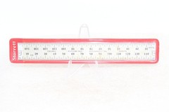 The L.S Starrett Co. No. C635E 150MM Metric, Steel Rule, with Pocket Sleeve
