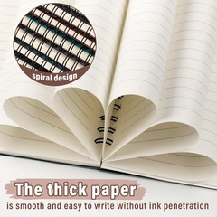 Fuutreo 12 Pcs Spiral Notebook for Work A5 8.3 x 5.7 Inch Business Color