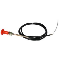 47V1534 Universal Fit 82″ Long Round Red Handle Pull to Stop Cable