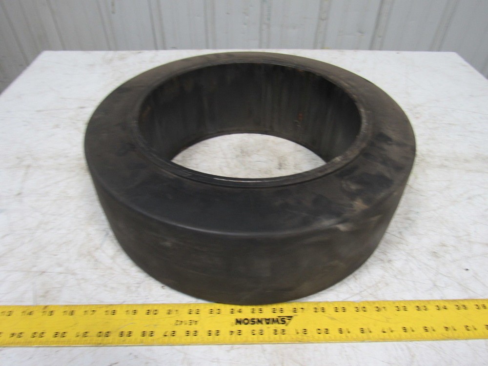 Superior Tire 18x6x12-1/8 Press On Forklift Wheel Tire Hard Rubber Smooth