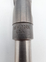 Vintage Unbranded 47/64 Drill Bit, HSS, .538 Shank, 4 1/2″ Length, New York, USA