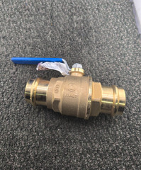Homewerks 116-6-112-112: 1-1/2 in. Press x 1-1/2 in. Press Lead Free Brass Ball