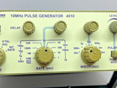 Used Global Specialties Pulse Generator 4010- powers on but untested