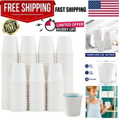3oz Paper Cups Dixie Cup[100 Pack], Disposable Bathroom Cups, Elegant Design …