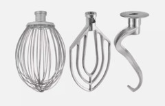 HOBART mixer accessories- dough hook, paddle, whisk, bowl 20 30 40 60 80 140 qt