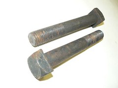 7/8″-9 x 6″ Square Head Machine Bolts – Plain Steel Finish – Lot of 5 Pcs.