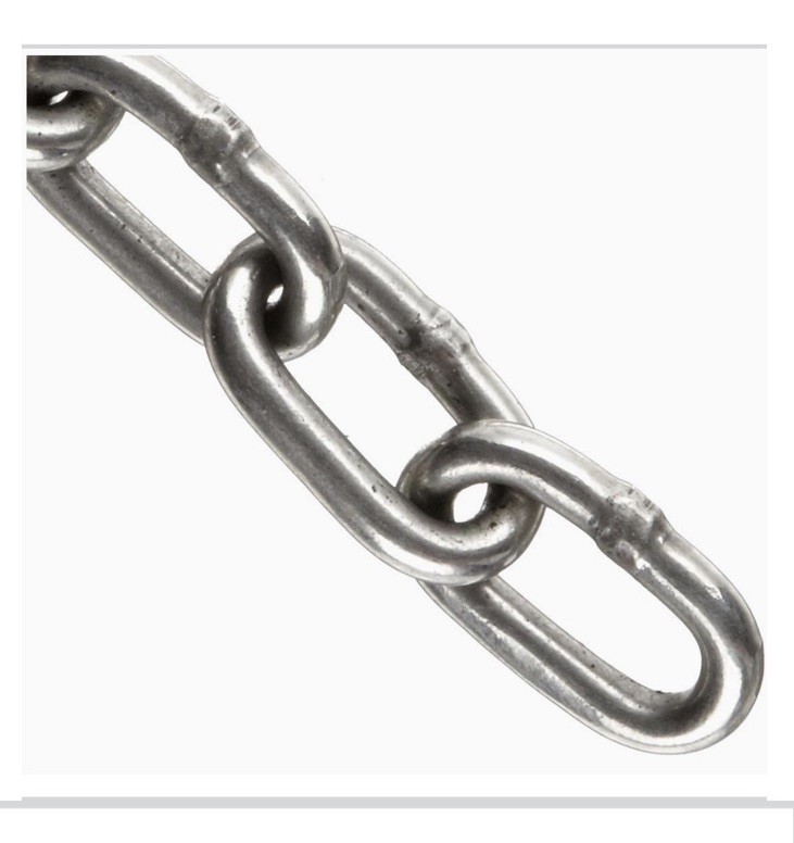 3/16”x 10 Ft,T316L Stainless Steel Chain, 930lb WLL Sold by The 10’ Section