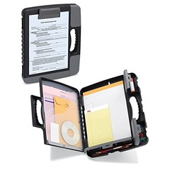 Office Depot Portable Clipboard Storage Case, Charcoal, 10025 True, Charcoal