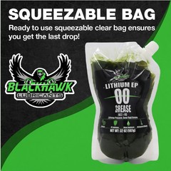 BLACKHAWK PERFORMANCE Lithium EP00 Grease – 32 oz EZ Squeeze Pouch (2pk)