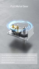 JGY370 Worm Gear Reduction Brushed Motor 6V12V24V With Self-locking Metal Gear