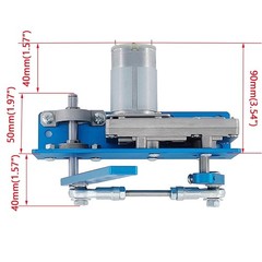 DIY Design 24V Reciprocating Swing Motor 20-120 Degrees Adjust Speed 90/120rpm