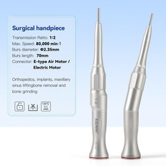 AZ Dental Brushless LED Electric Micro Motor 1:1/1:2 20° Saw Surgical Handpiece