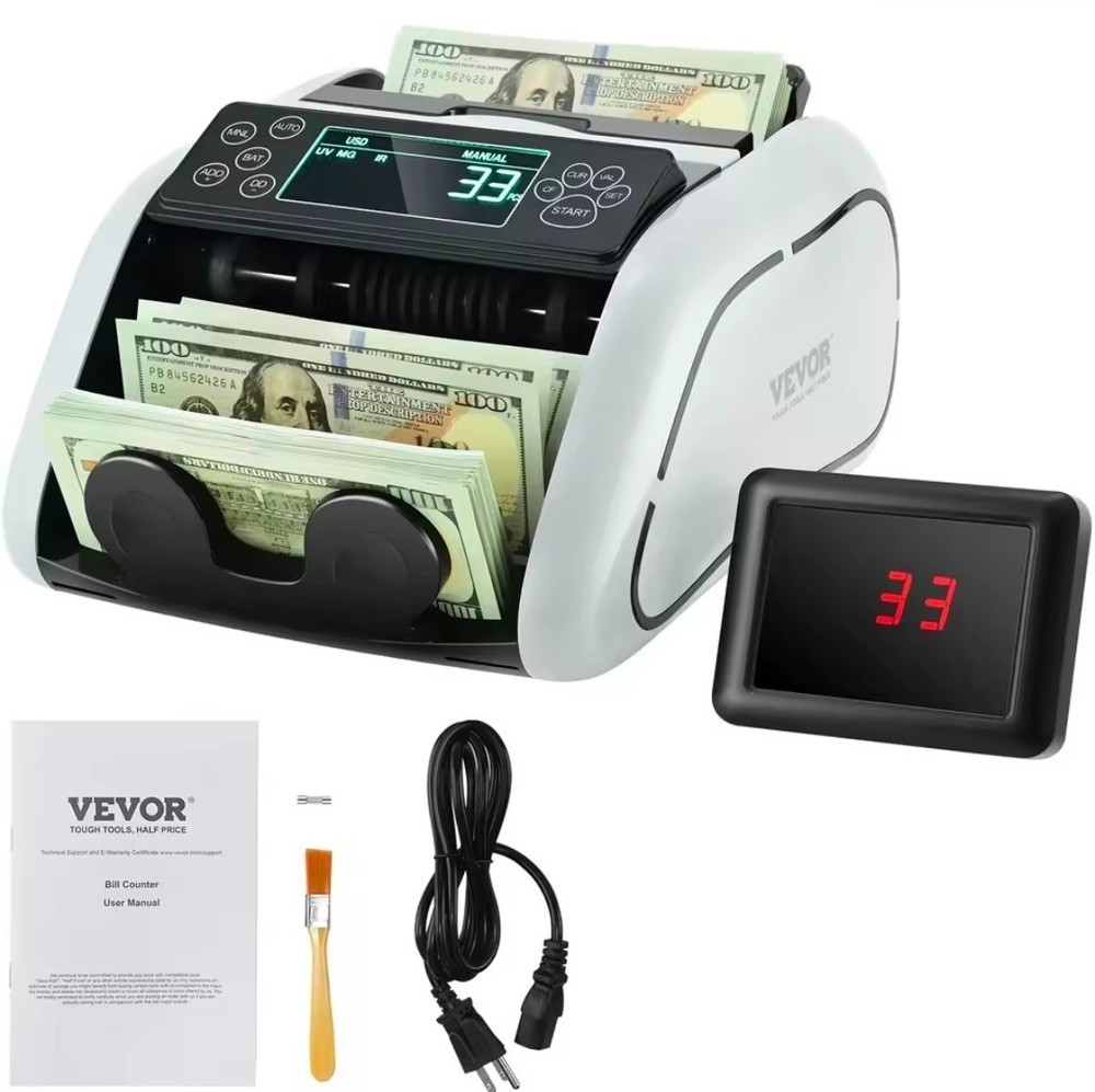 Money Counter Business Cash Register Bills Bill Detector By UV/MG/IR/DD Function