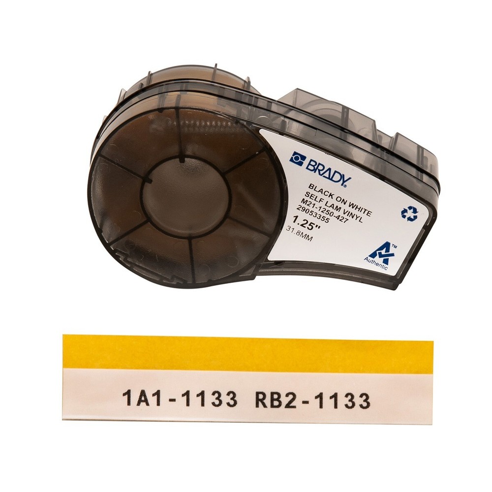 Brady M21-1250-427 1.25″ Vinyl Labels for BMP21, M210-LAB, M211, LABPAL Printers