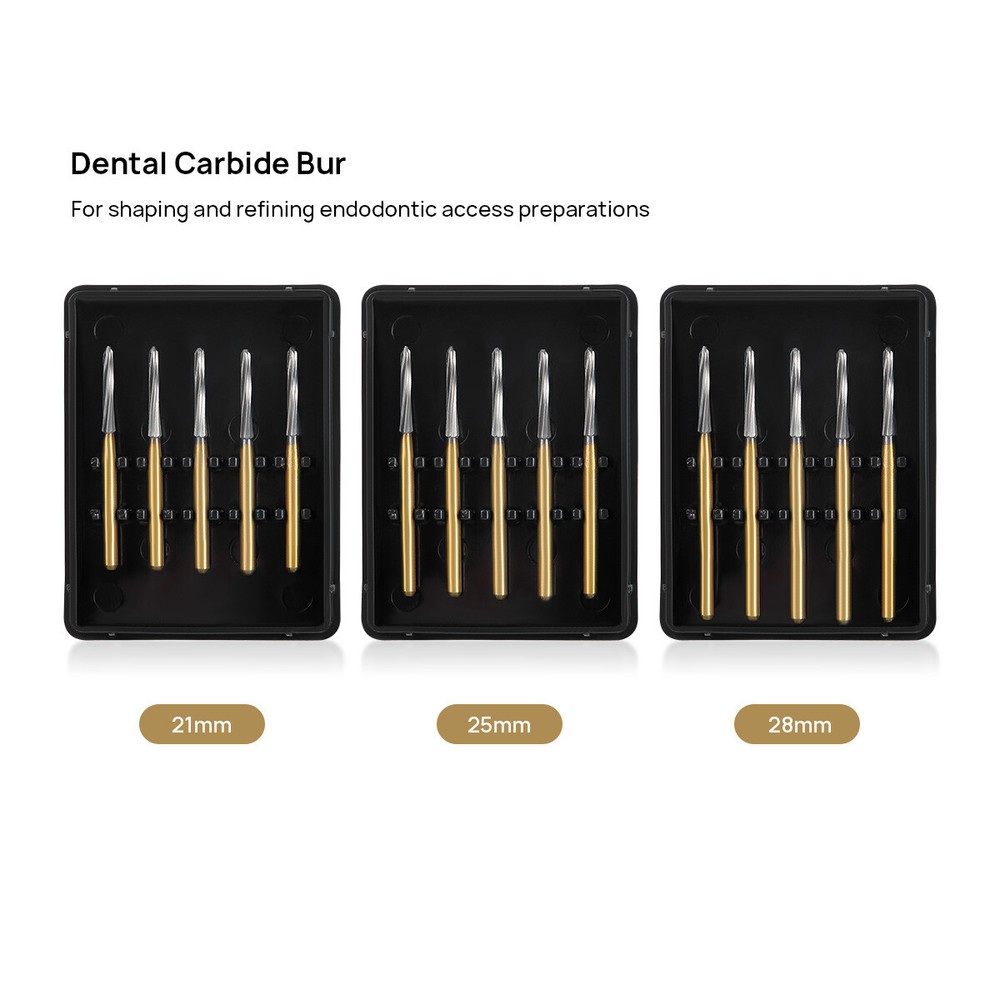 AZDENT Dental Lab Tungsten Carbide /Diamond FG Burs For High Speed Handpiece